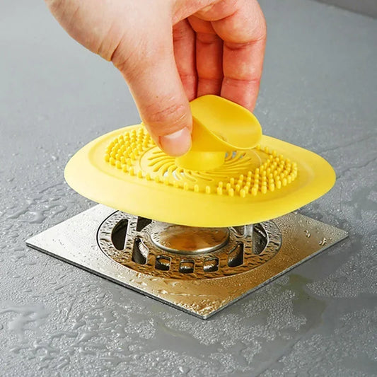 Silicone Kitchen Sink Plug Shower Filter Drain Cover Stopper Sink Strainer Drainer Floor Drain Hair Catcher
