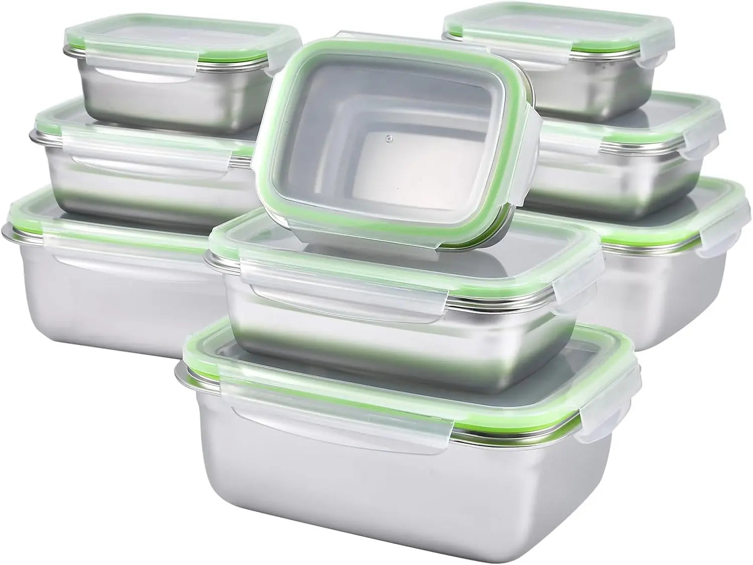 Collapsible Silicone Food Storage Container, Leftover Meal box For Kitchen, Bento Lunch Boxes,  Microwave and Freezer Safe